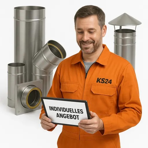 Individuelles Angebot für Edelstahlschornsteine