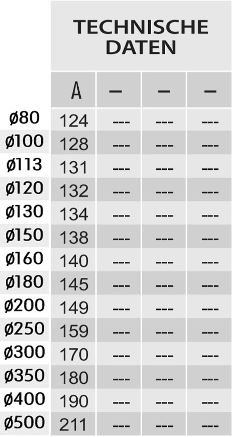 MKD DW Premium Bogen 45°  DN130 Bild2