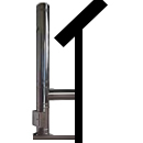 Wandabstand 100-250mm  DN 130mm DW Dinak