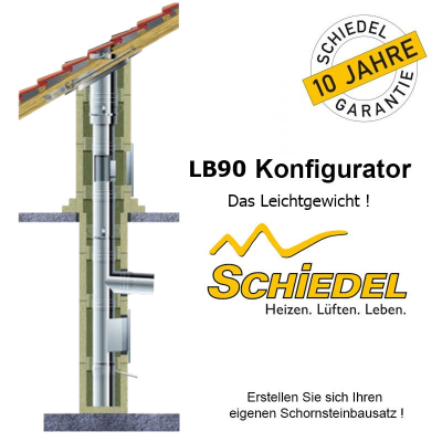 Jetzt auch Konfigurator für Leichtbauschornsteine verfügbar  - Konfigurator für Leichtbauschornsteine verfügbar bei Kamin-Store24.de
