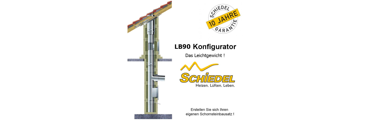 Jetzt auch Konfigurator für Leichtbauschornsteine verfügbar  - Konfigurator für Leichtbauschornsteine verfügbar bei Kamin-Store24.de