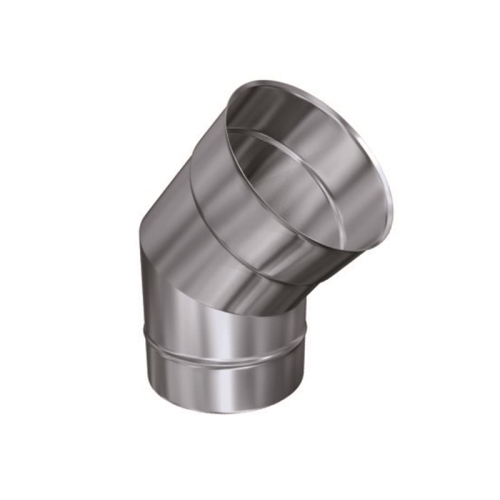 Ofenrohr MK MKS Standard 0,5mm DN 200mm Bogen 45°
