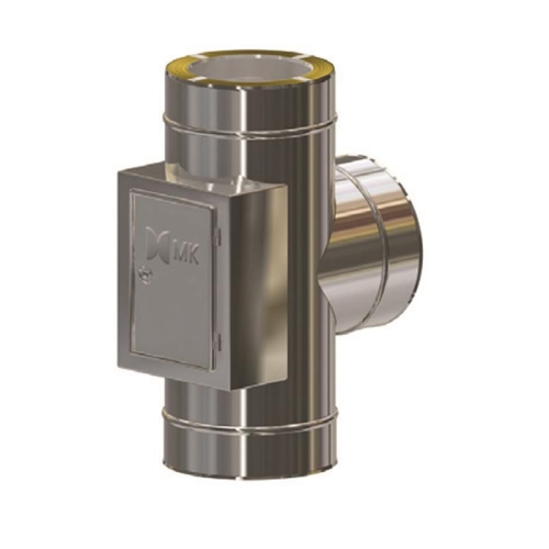 MKD DW Standard Reinigungsöffnung mit gegenüberliegenem Feuerungsanschluß DN150