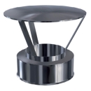 KS24 Regenhut für Rohrmontage