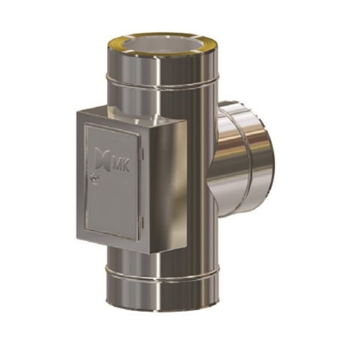 KS24 DW5 Reinigungsöffnung mit gegenüberliegenem Feuerungsanschluß alle Durchmesser