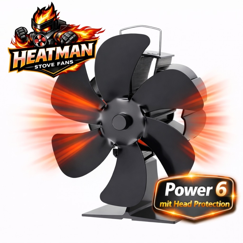Bild zeigt Ofenventilator Heatman Power 6