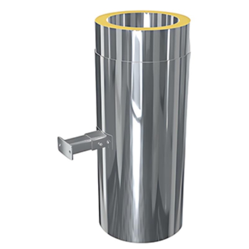 ZEN Längenelement mit Wandhalter L = 500 mm alle Durchmesser | MK Edelstahlschornstein ZEN
