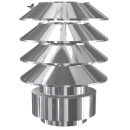 Zen Regenhut mit Lamellenkopf alle Durchmesser | MK...