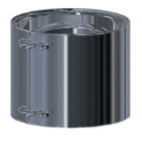 Zen optionales Klemmband statisch alle Durchmesser | MK Edelstahlschornstein ZEN