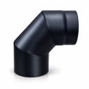 Das Bild zeigt ein schwarzes Rohrverbindungselement mit...