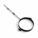 Rohrhalter DN150 Rohrschelle Schwarz für 2mm Ofenrohr