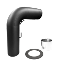 Das Bild zeigt das Kaminrohrset glatt II 700 x 450...