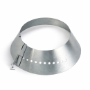 Federzugrosetten verstellbar 135 bis 165mm silber Matt