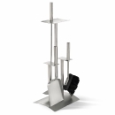 Kaminbesteck 3-teilig Edelstahl Absrtraktesdesign