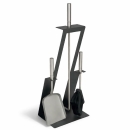 Kaminbesteck 3-teilig anthrazit, modernes High End Design