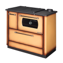 Kaminofen Küchenherd 4040 cappuccino mit...