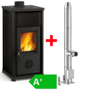 La Nordica Kaminofen TEA mit Edelstahlschornstein 5,2m