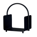 Holzkorb, eckig, schwarz