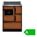 K 118 Wamsler Küchenherd Maron Ceranplatte Abgasrohr links mit Abdeckhaube