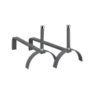 Feuerböcke Anthrazit mit Chromkappen, Stabiles Paar...