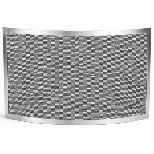 Funkenschutzgitter Edelstahl matt gebürstet in anthrazit