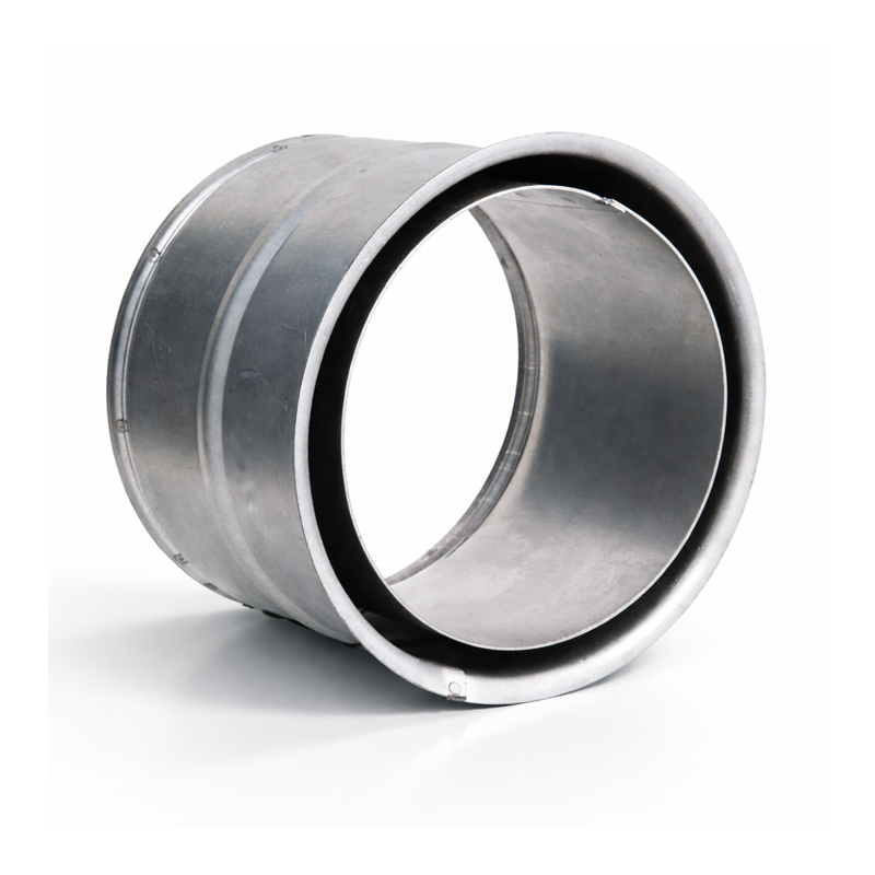 Bild zeigt Rauchrohr Wandfutter doppelt für 2 mm Rohr DN 130 mm