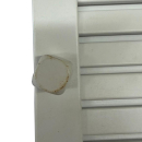 Warmluftgitter B-Ware Weiß 35x15cm für Kachelöfen und Kamine
