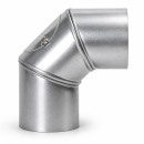Ofenrohr Bogen verstellbar 0-90° mit Tür FAL DN 120mm