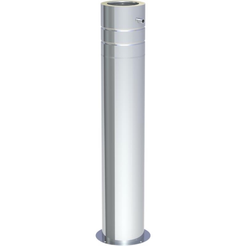 Jeremias DW-SILVER Teleskopstütze 250-1190 mm inkl. Teleskopkopf m. Kondensatablauf seitlich u.  Nippel W2G (W3G)