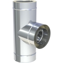 Jeremias DW-SILVER T-Anschluss 87° mit Wassernase W2G...