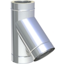 Jeremias DW-SILVER T-Anschluss 45° mit Wassernase W2G...