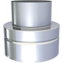 Jeremias DW-SILVER Übergang doppelwandig auf...