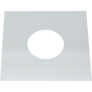 Jeremias DW-SILVER Wand-/ Deckenblende, einteilig 0°...