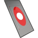 Jeremias DW-SILVER Deckenblende mit Dichtung für...
