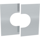 Jeremias DW-SILVER Wand-/ Deckenblende, zweiteilig...