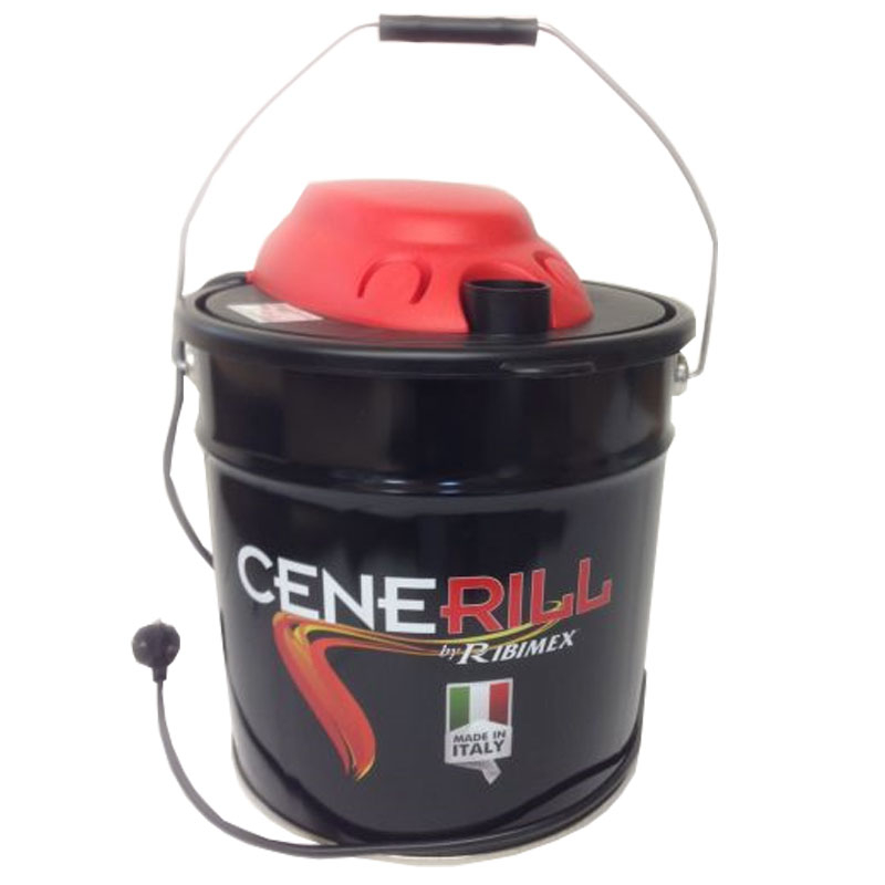 Ribimex Kaltasche Ascheeimer Cenerill 18L 800W - Ribitech - Bild 2