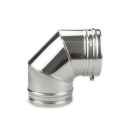 Das Bild zeigt einen Schiedel ICS Bogen 85° DN 150mm,...