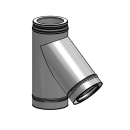 Das Bild zeigt den Schiedel ICS Rauchrohranschluss...