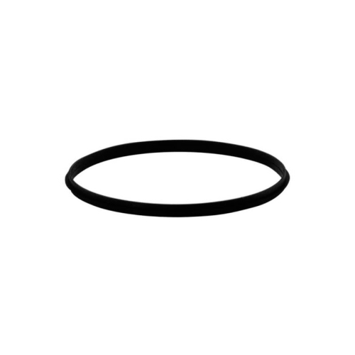 Das Bild zeigt den Schiedel ICS Dichtring aus Silikon mit einem Durchmesser von 100mm. Der Ring ist schwarz und erscheint auf einer weißen Hintergrundfläche. Der Dichtring wird typischerweise verwendet, um eine gasdichte Verbindung im Rahmen von Schornstein- oder Abgasleitungssystemen zu gewährleisten.