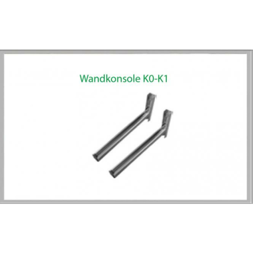 Wandkonsole K0 430mm f&uuml;r Schornsteinsets 130mm DW