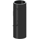 Tecnovis Tec-Protect Längenelement 500 mm mit DrosselklappeTür(mit Einzug) Gussgrau DN 130mm