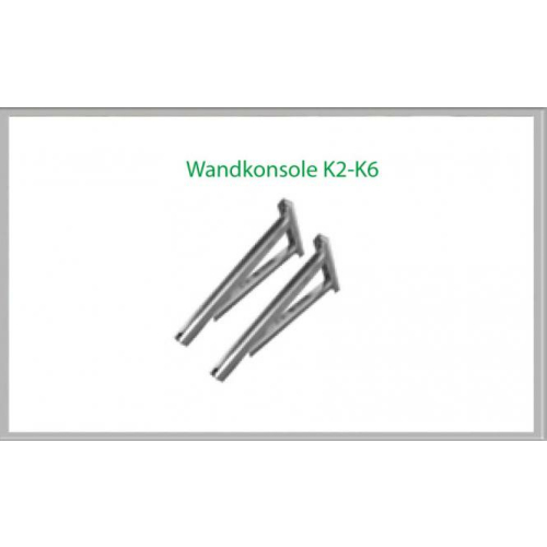 Wandkonsole K6 1000mm für Schornsteinsets 200mm DW6