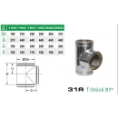 31A/DN180 DW6 T-Stück 87° Dinak
