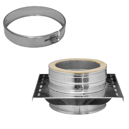 Das Bild stellt das Produkt 854/DN150 DW6 Zwischenstütze Dinak dar. Es enthält technische Zeichnungen und Abmessungen unterschiedlicher Größen der Zwischenstütze sowie eine fotografische Darstellung des Produkts. Diese Informationen dienen dazu, dem Betrachter spezifische Details wie Durchmesser und Abmessungen für verschiedene Anwendungen zu vermitteln. Die Tabelle zeigt verschiedene Durchmessermaße in Millimeter, und die technische Zeichnung gibt einen Überblick über die Gestaltung der Zwischenstütze. Das Bild dient zur Visualisierung des Produkts und seiner technischen Spezifikationen für Interessenten oder Kunden.