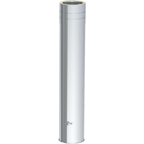 Jeremias DW ECO 2.0 Teleskopstütze 610-1190 mm inkl. Teleskopkopf mit  K-Ablauf unten 1/2" Nippel u. Tür f. K.-Behälter DN 200mm
