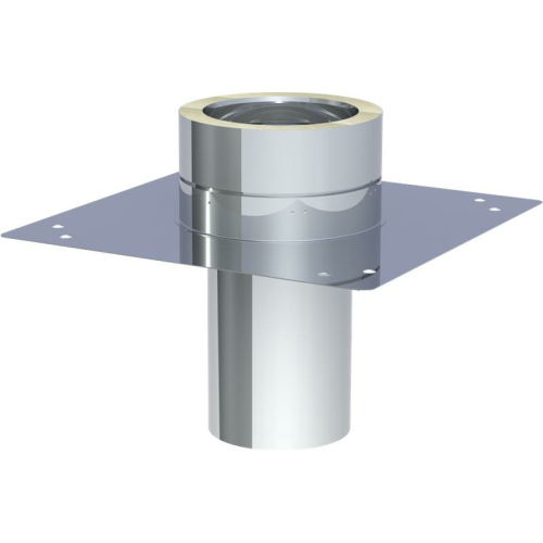 Jeremias DW ECO 2.0 Grundplatte für Kaminerhöhung (mit  rundem Einschub l=250mm) max. Aufbauhöhe ab Grundp. 1,5m DN 150mm