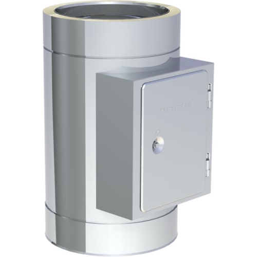 Jeremias DW ECO 2.0 Reinigungelement mit Rußschutzür Eckig bis 600°C Unterdruckbetrieb DN 600mm