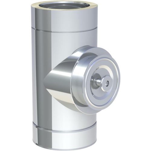 Jeremias DW ECO 2.0 Reinigungselelemt rund mit Deckel für Festbrennstoffe bis 600°C N1  DN 600mm