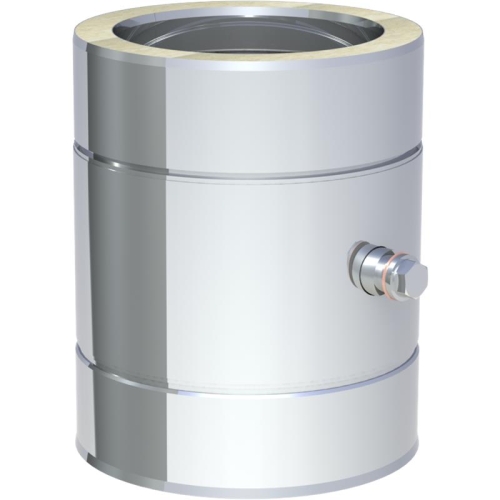 Jeremias DW ECO 2.0 Messelement 250 mm mit 1/2 zoll Muffe und Verschlussschraube  DN 180mm