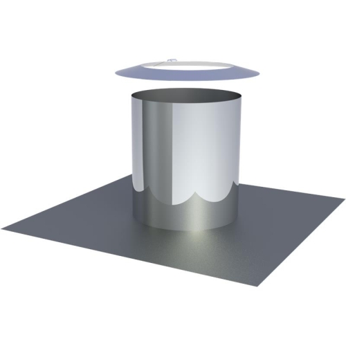 Jeremias DW ECO 2.0 Flachdachdurchführung zylindrisch mit Wetterkragen  DN 500mm